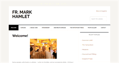 Desktop Screenshot of fathermarkhamlet.com